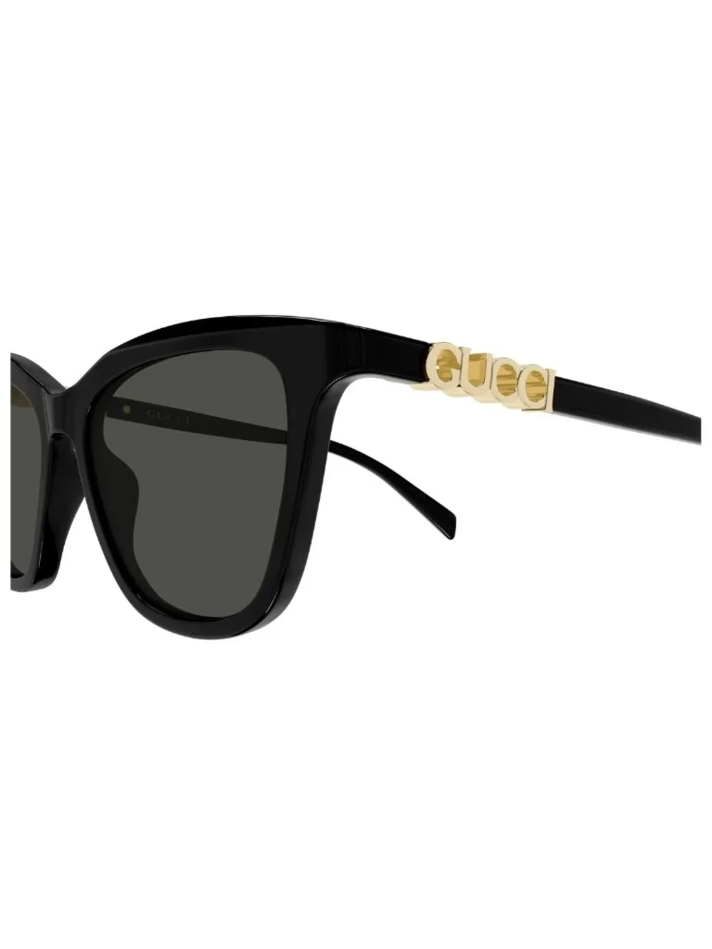 New Gucci Women's Sunglasses Black Grey Lens Acetate Frame GG2032S 001 52